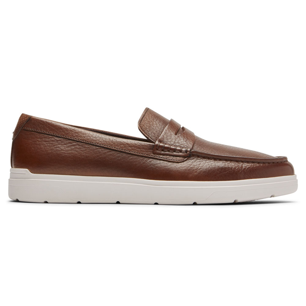 Mocasines Rockport Hombre Mexico - Total Motion Lite Penny Marrom - AJSBT0438